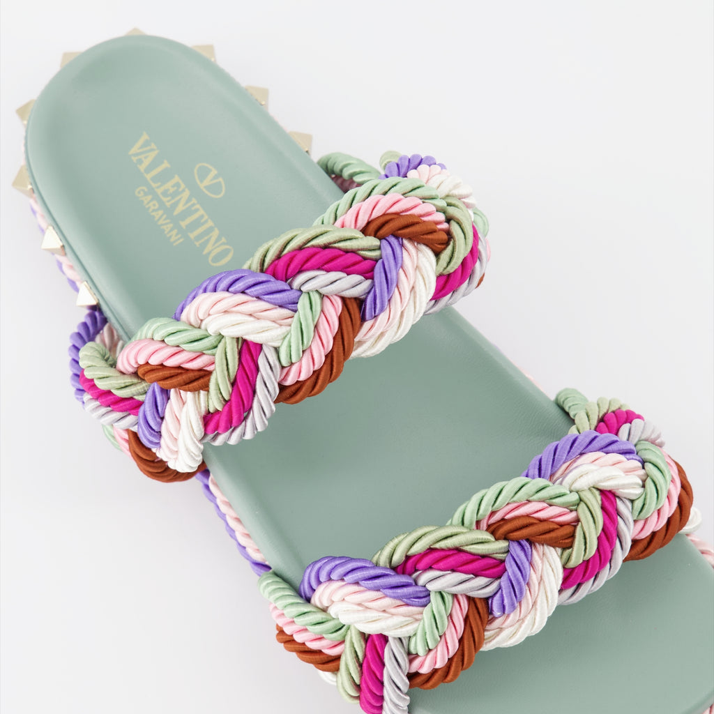 Scarpe aperte Sandales Colour Block Valentino Garavani Multicolore Femme