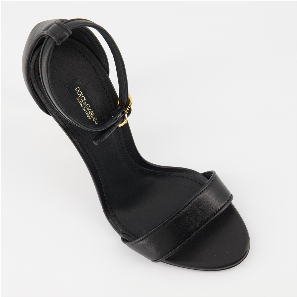하이힐 Sandales DG Baroque Dolce & Gabbana 검은색 Femme