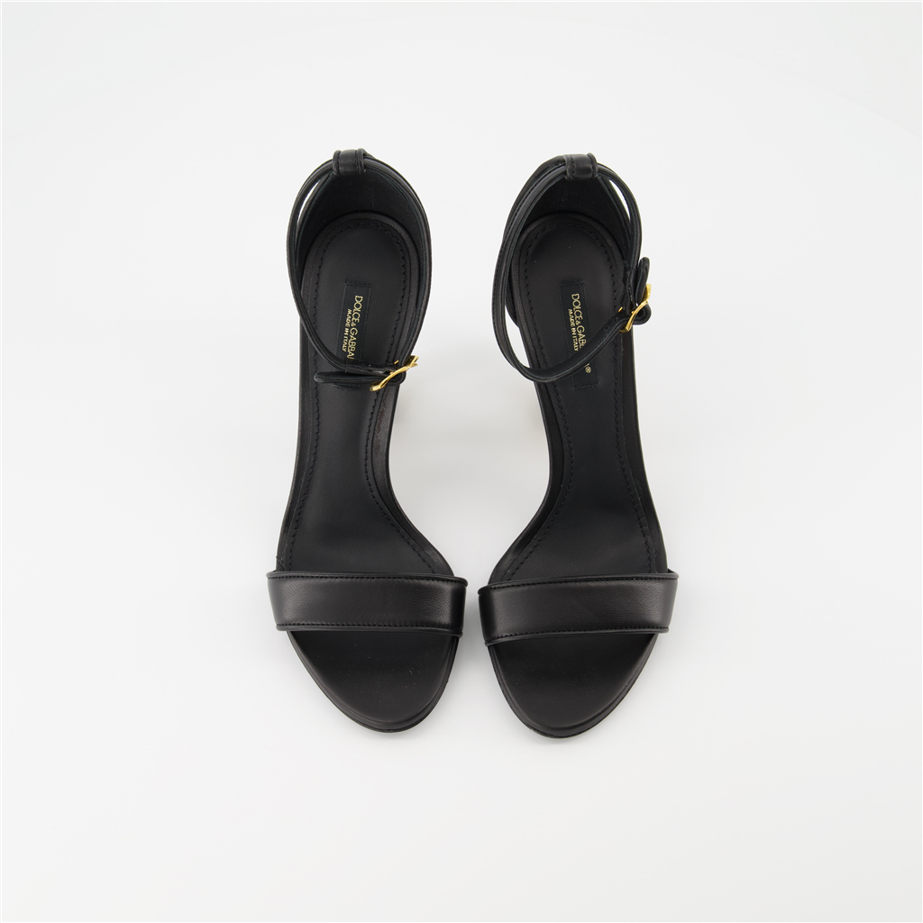 하이힐 Sandales DG Baroque Dolce & Gabbana 검은색 Femme