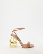 Zapatos de tacón Sandales DG Pop Dolce & Gabbana Beige Femme