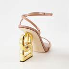 Zapatos de tacón Sandales DG Pop Dolce & Gabbana Beige Femme