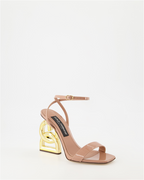 Zapatos de tacón Sandales DG Pop Dolce & Gabbana Beige Femme