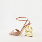 Zapatos de tacón Sandales DG Pop Dolce & Gabbana Beige Femme