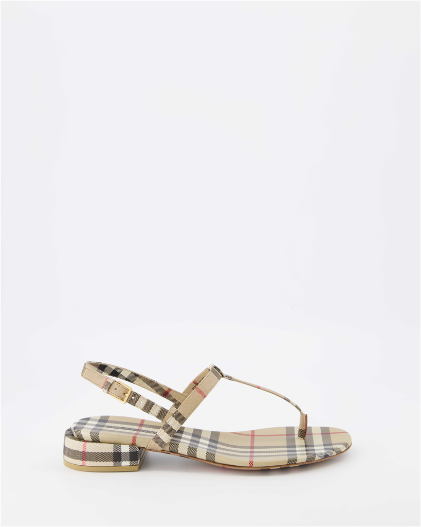Zapatos abiertos Sandales Emily Burberry Beige Femme