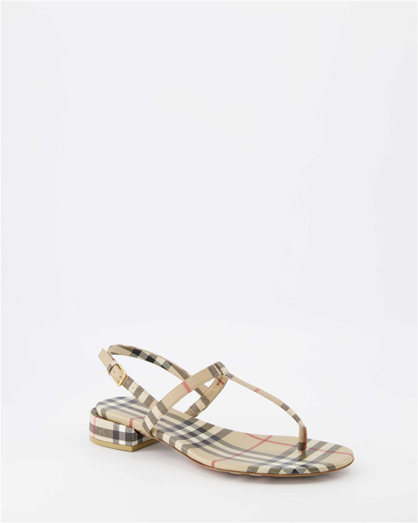 Zapatos abiertos Sandales Emily Burberry Beige Femme
