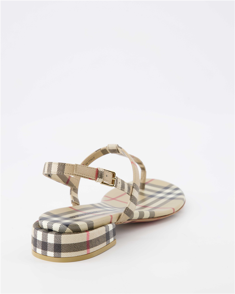 Zapatos abiertos Sandales Emily Burberry Beige Femme