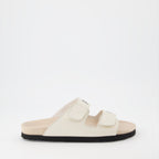 오픈 슈즈 Sandales à logo Palm Angels 베이지 Homme