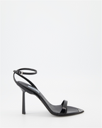 Escarpins Sandales en cuir Prada Noir Femme