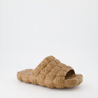 Zapatos abiertos Sandales Fendi Cloud Fendi Marrón Homme