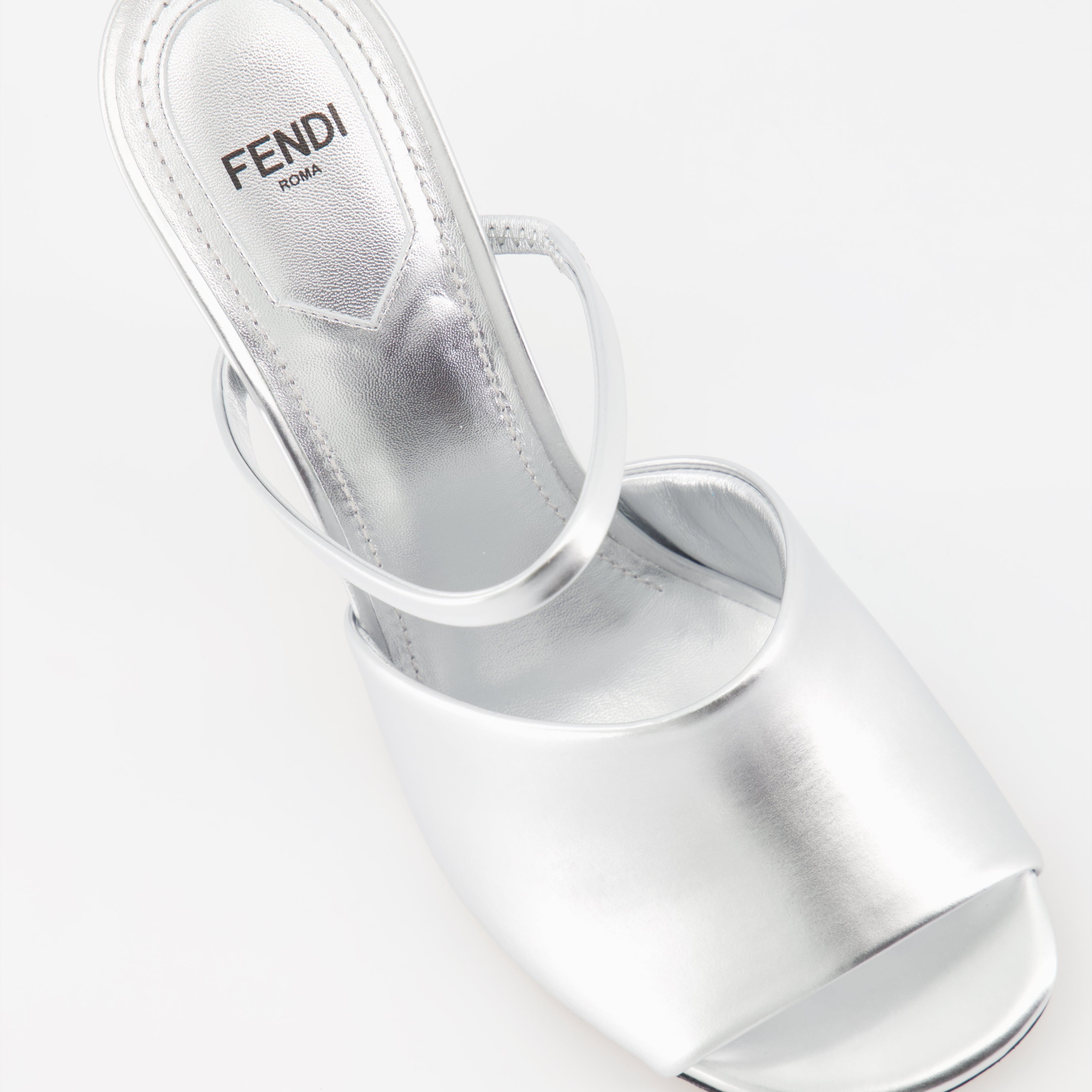 Sandales Fendi First argent