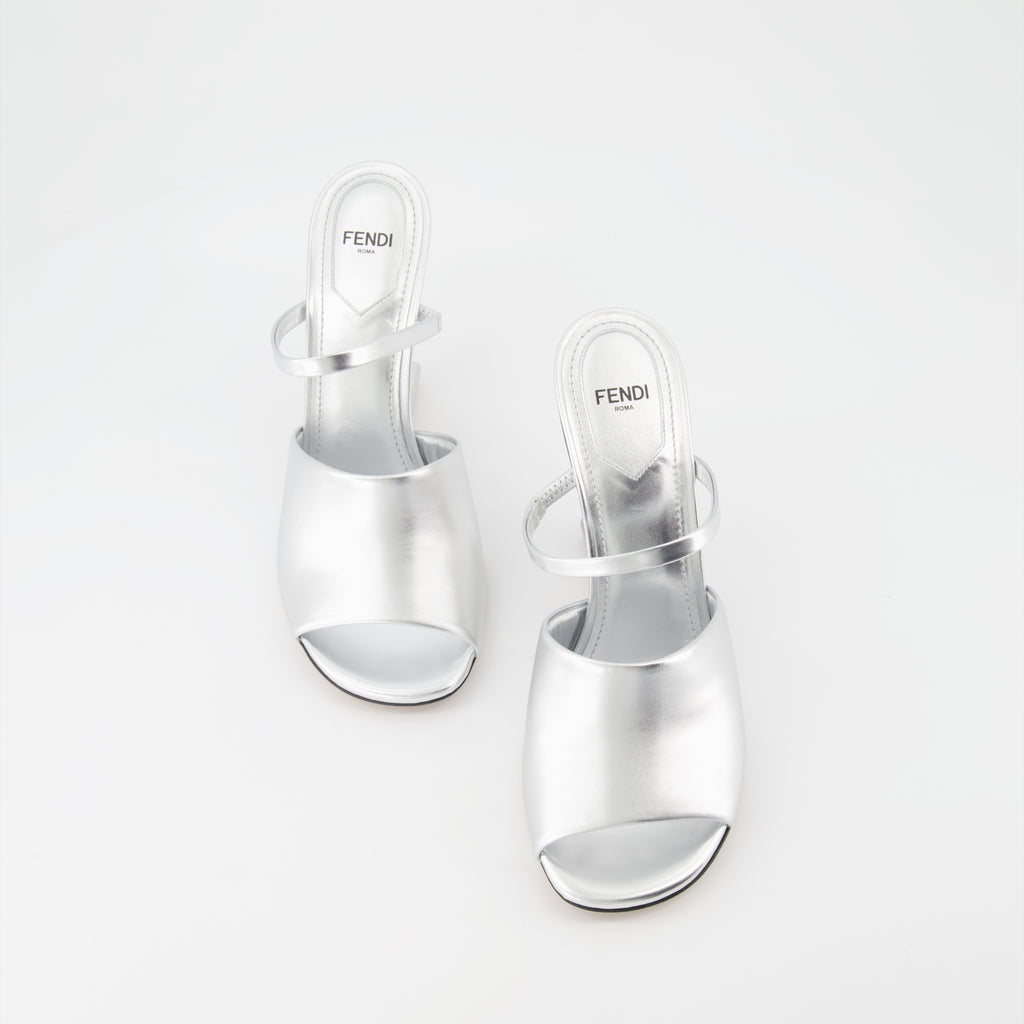 Sandales Fendi First argent