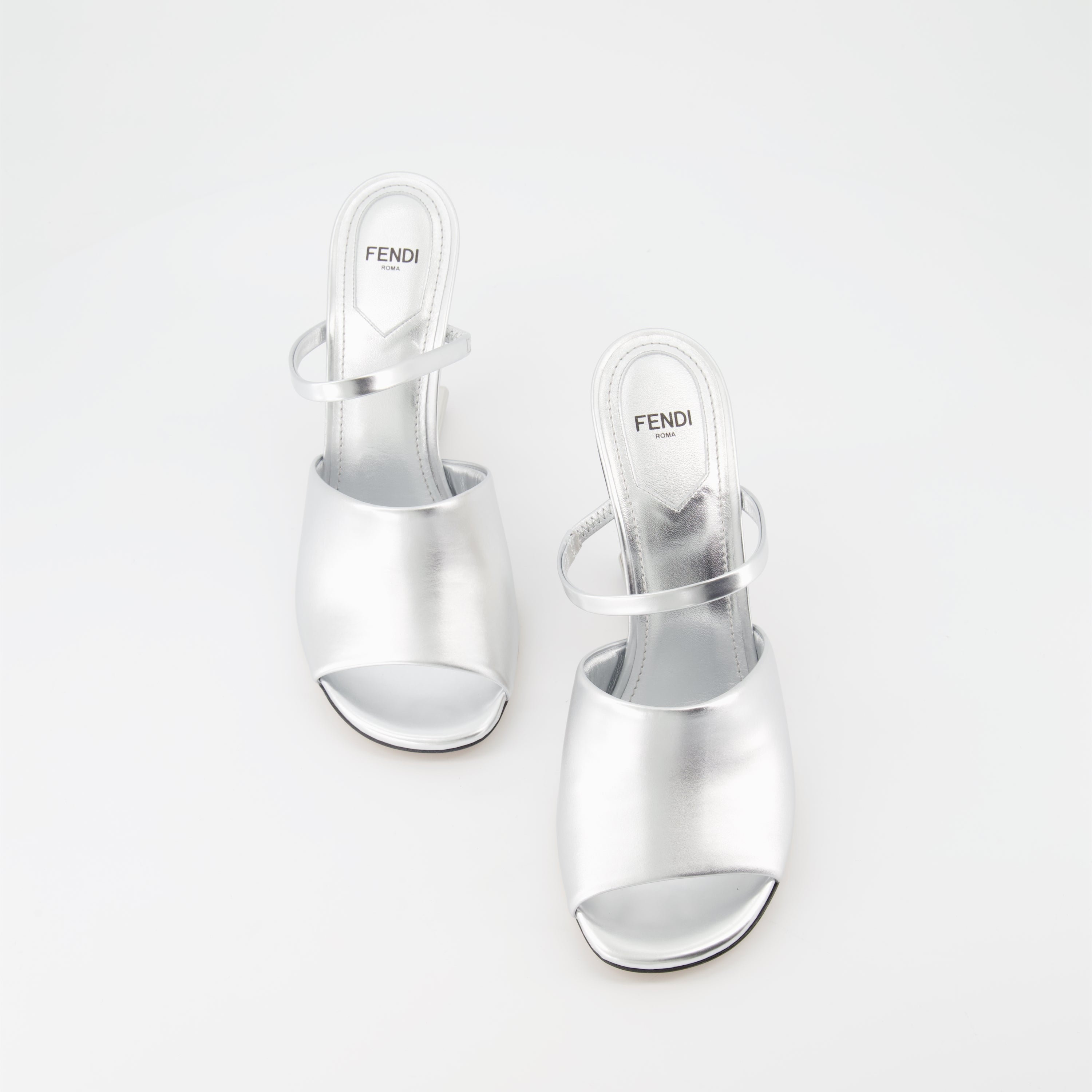 Sandales Fendi First argent