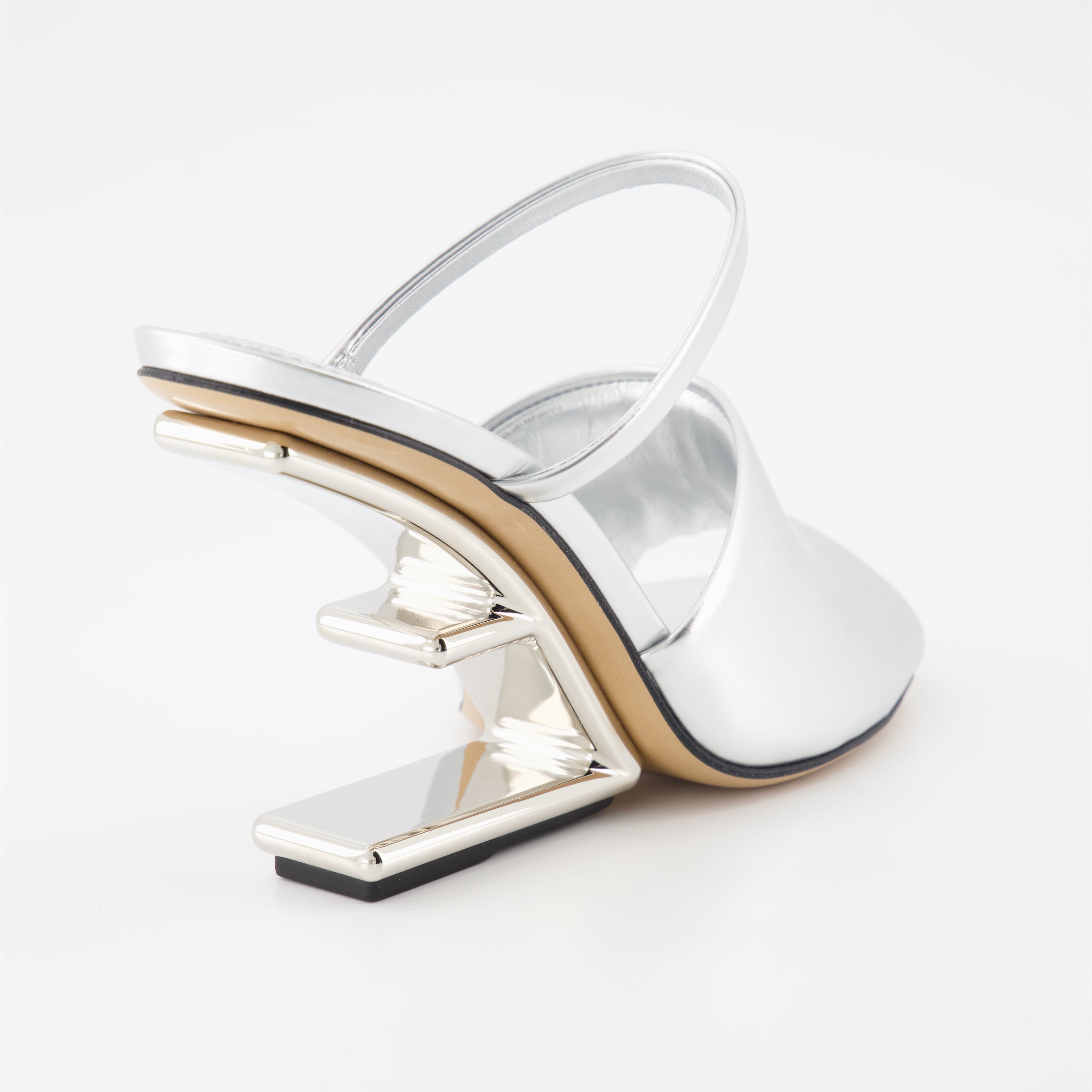 Sandales Fendi First argent