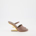 Sandales Fendi First beiges