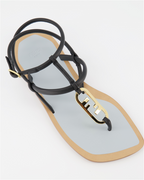 Chaussures ouvertes Sandales Fendi O'Lock Fendi Noir Femme