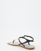 Chaussures ouvertes Sandales Fendi O'Lock Fendi Noir Femme