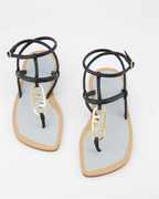 Chaussures ouvertes Sandales Fendi O'Lock Fendi Noir Femme