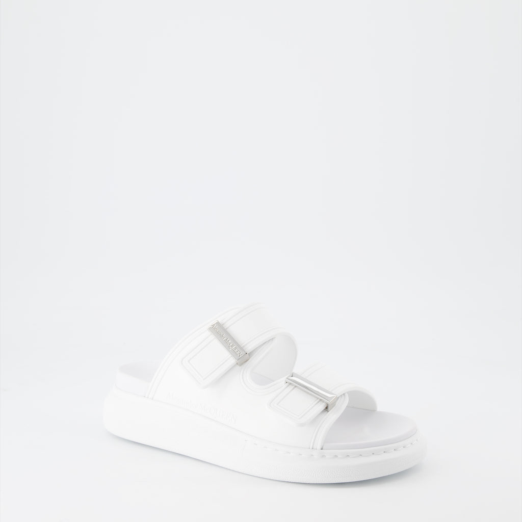 Open shoes Hybrid Sandals Alexander McQueen White Man