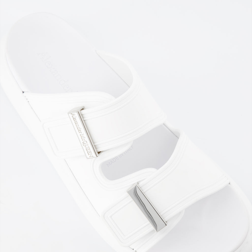 Open shoes Hybrid Sandals Alexander McQueen White Man