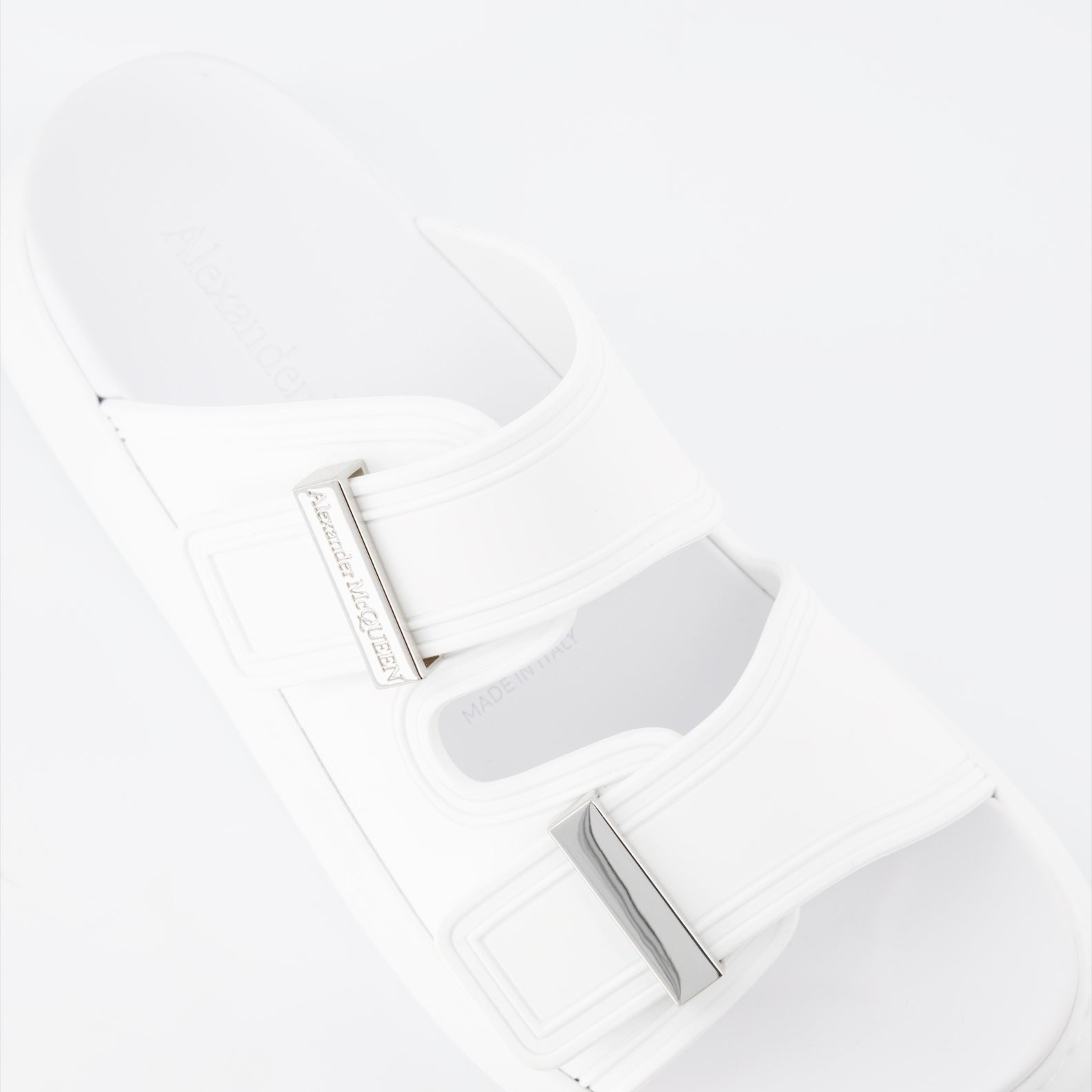 Open shoes Hybrid Sandals Alexander McQueen White Man