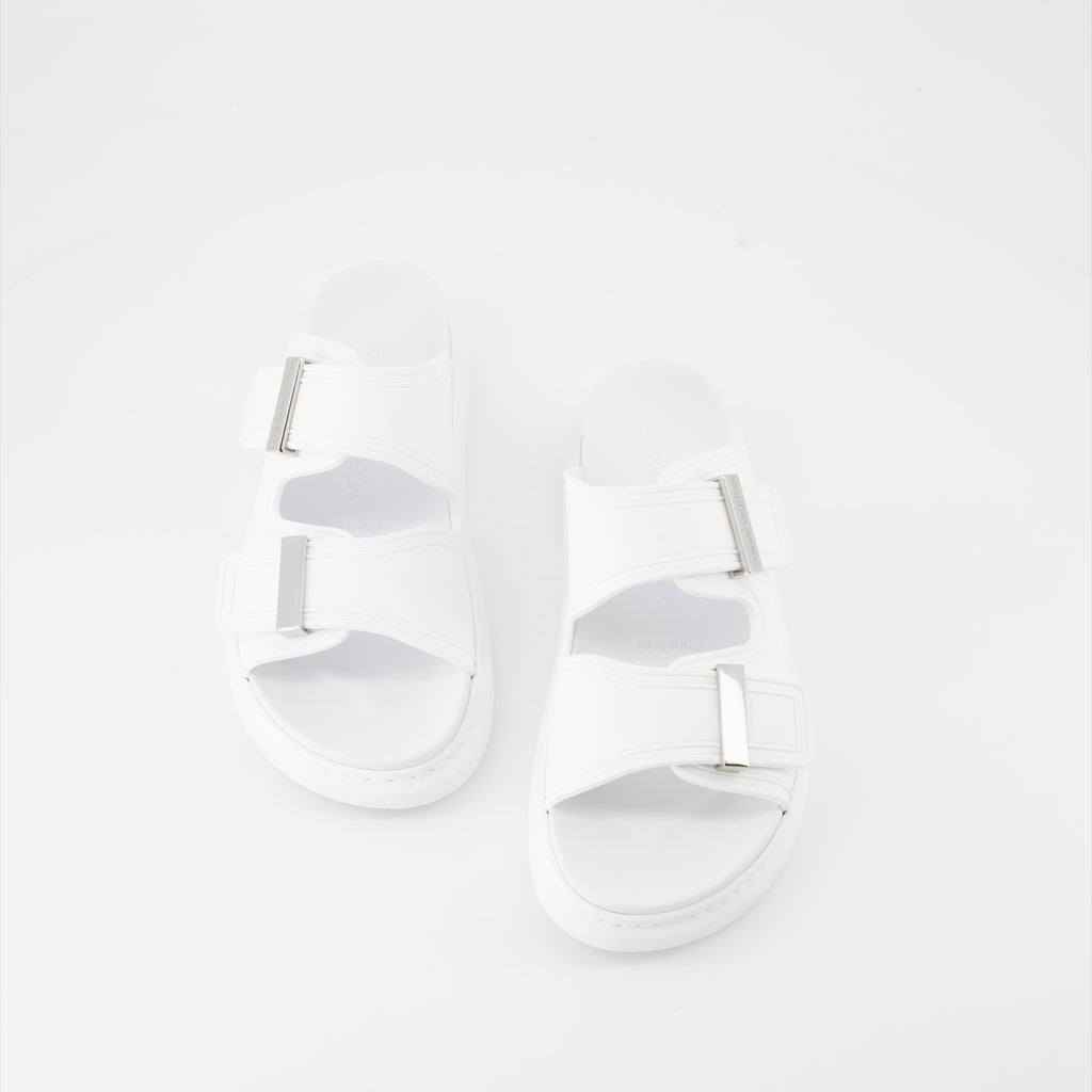 Open shoes Hybrid Sandals Alexander McQueen White Man
