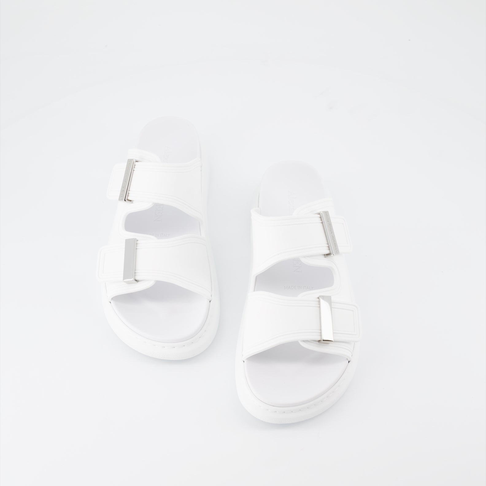 Open shoes Hybrid Sandals Alexander McQueen White Man