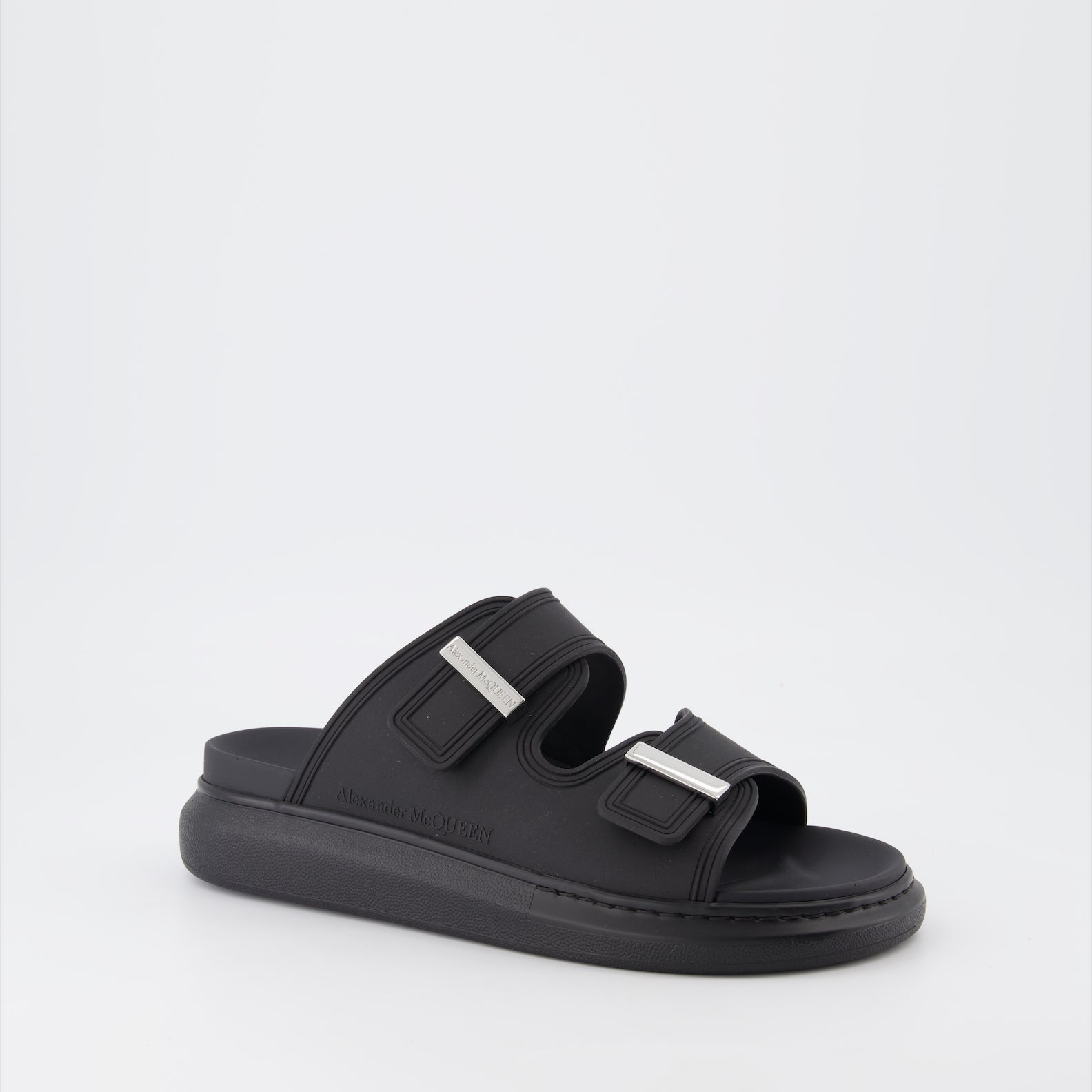 Scarpe aperte Sandales hybrides Alexander McQueen Nero Homme
