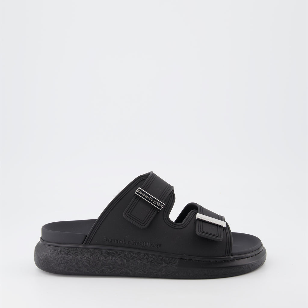 Scarpe aperte Sandales hybrides Alexander McQueen Nero Homme