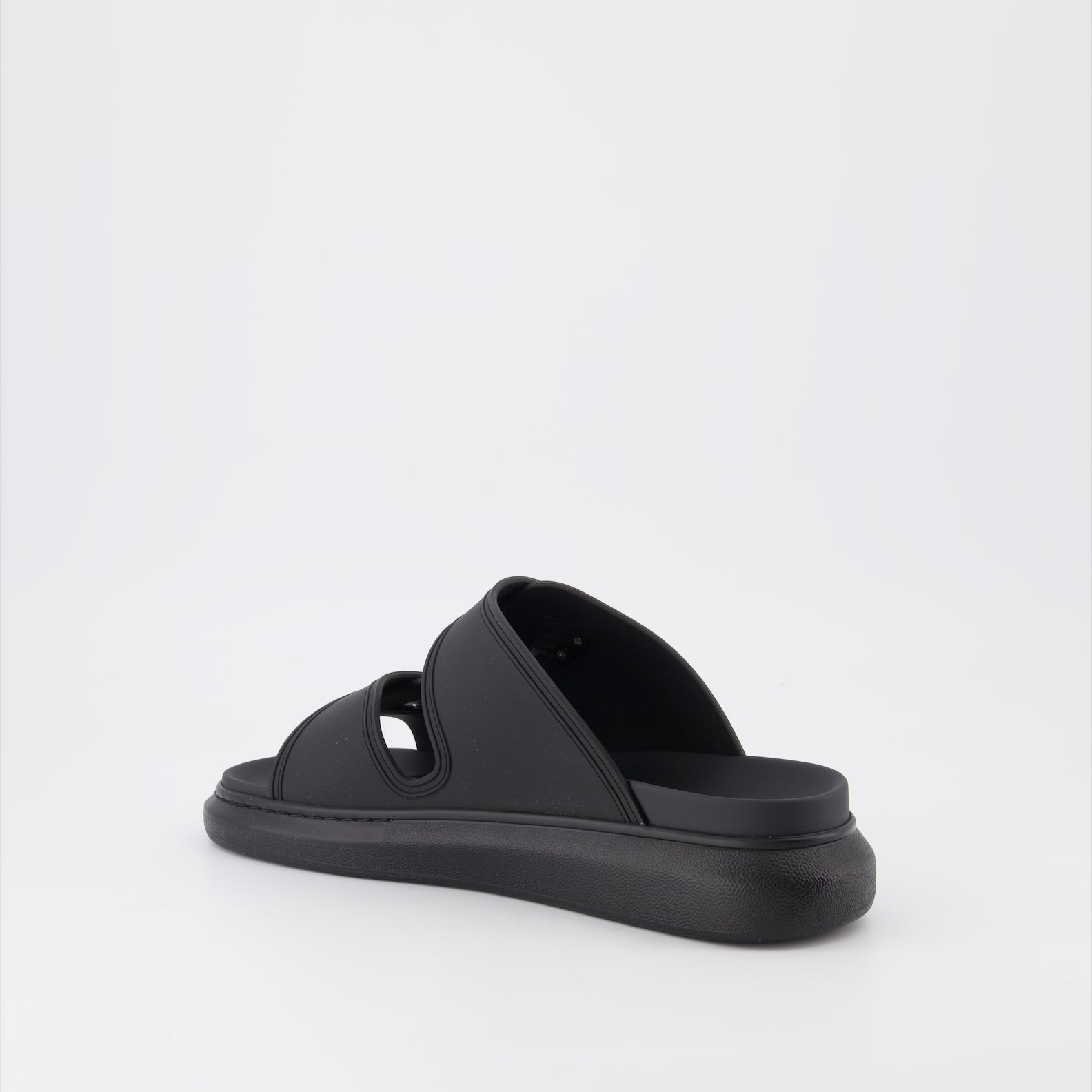 Scarpe aperte Sandales hybrides Alexander McQueen Nero Homme