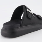Scarpe aperte Sandales hybrides Alexander McQueen Nero Homme