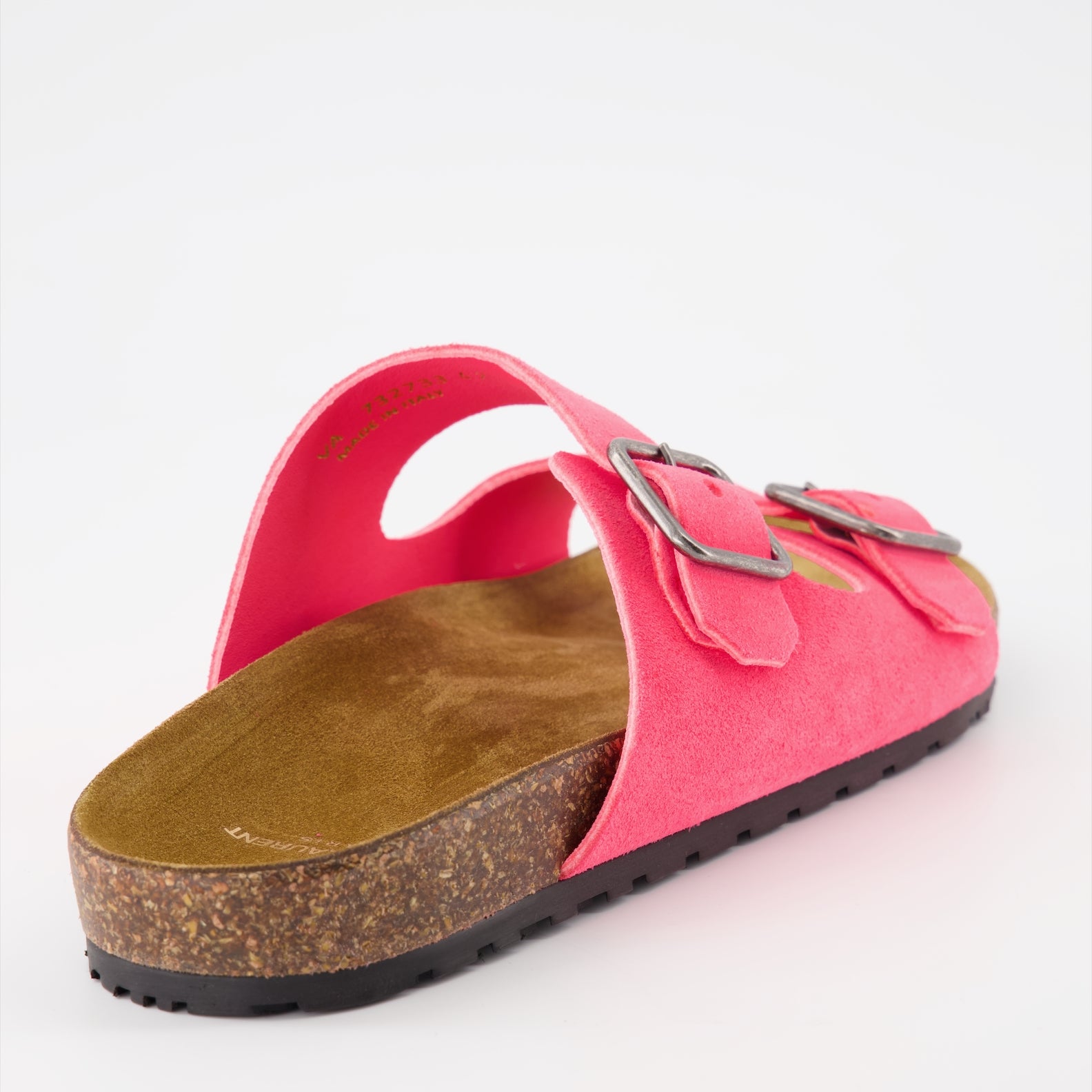 Chaussures ouvertes Sandales Jimmy nu-pieds Saint Laurent Rose Homme