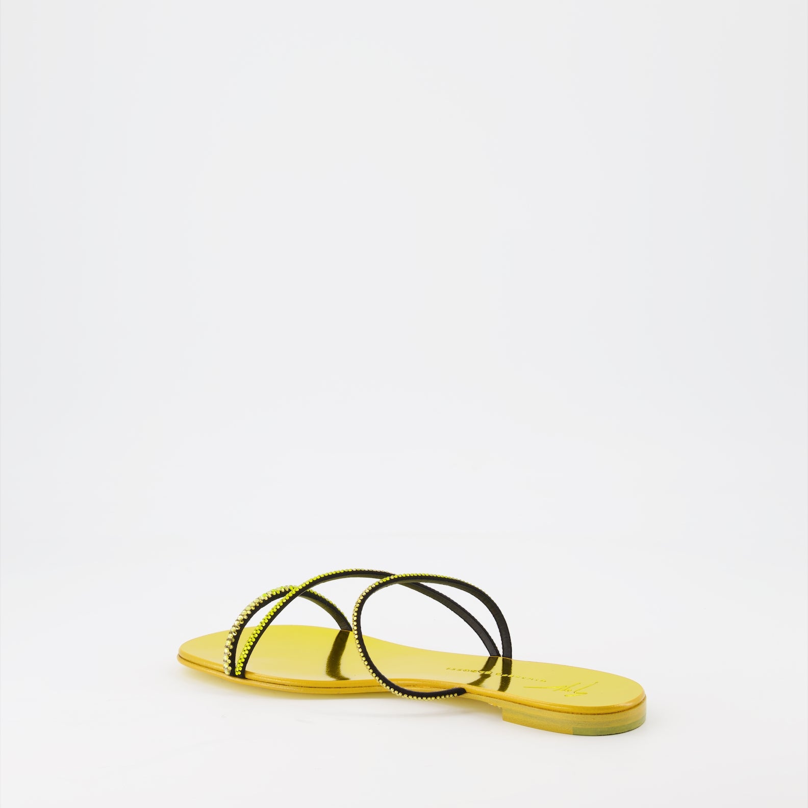 オープントゥシューズ ジュリアンサンダル Giuseppe Zanotti 黄色 女性