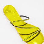 オープントゥシューズ ジュリアンサンダル Giuseppe Zanotti 黄色 女性