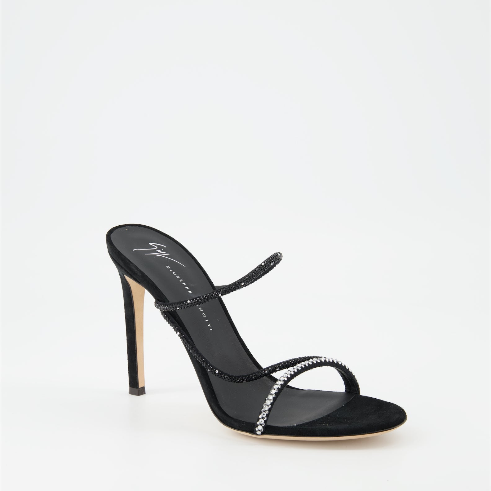 オープントゥシューズ ジュリアンサンダル Giuseppe Zanotti 黒 女性