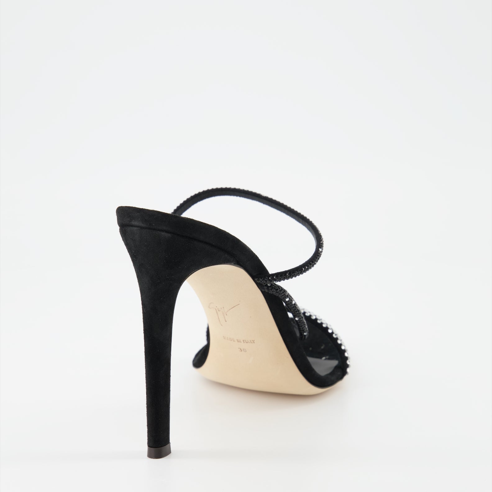 オープントゥシューズ ジュリアンサンダル Giuseppe Zanotti 黒 女性