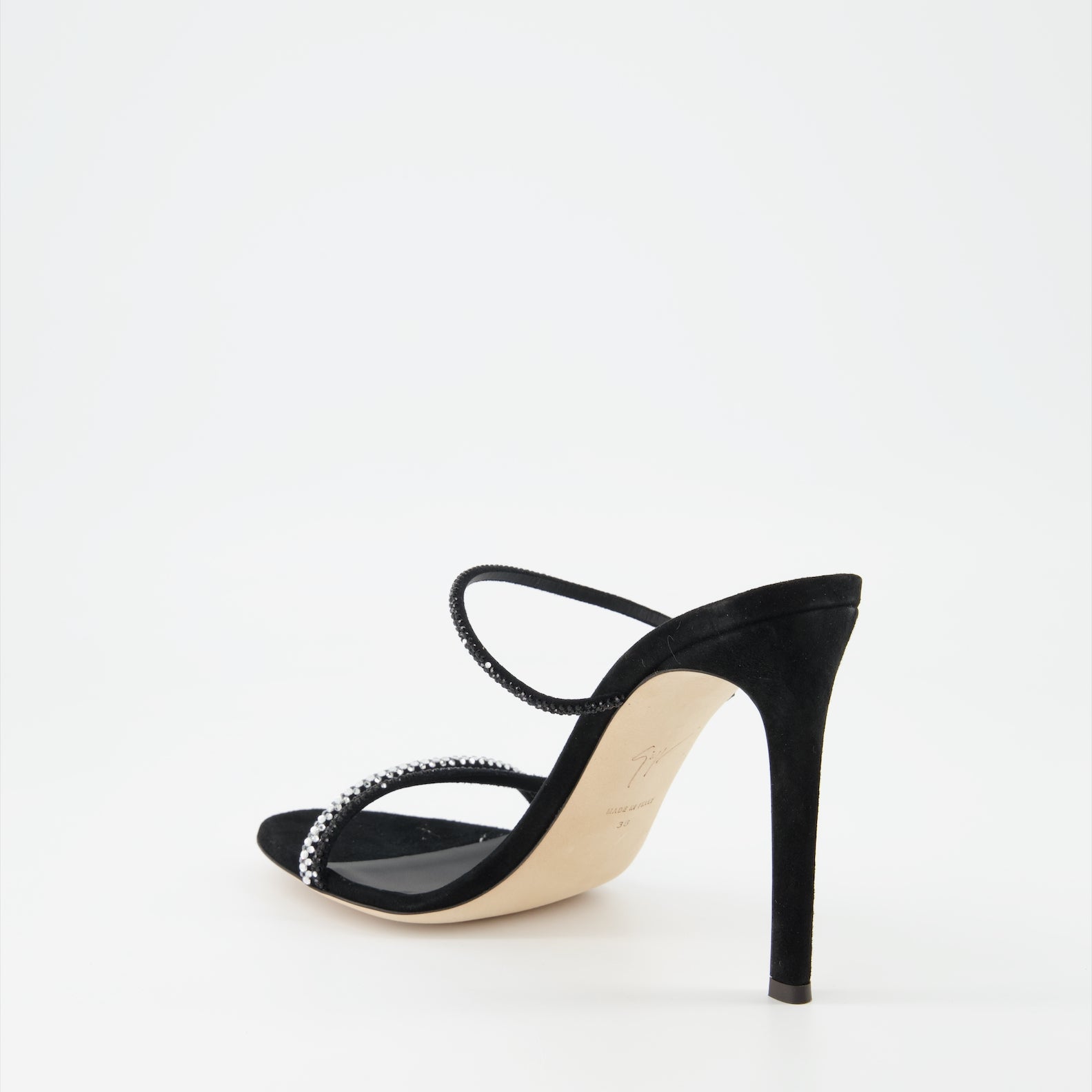 オープントゥシューズ ジュリアンサンダル Giuseppe Zanotti 黒 女性