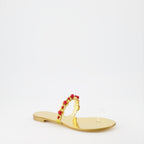 Sapatos abertos Sandales Marguerithe Giuseppe Zanotti Ouro Femme