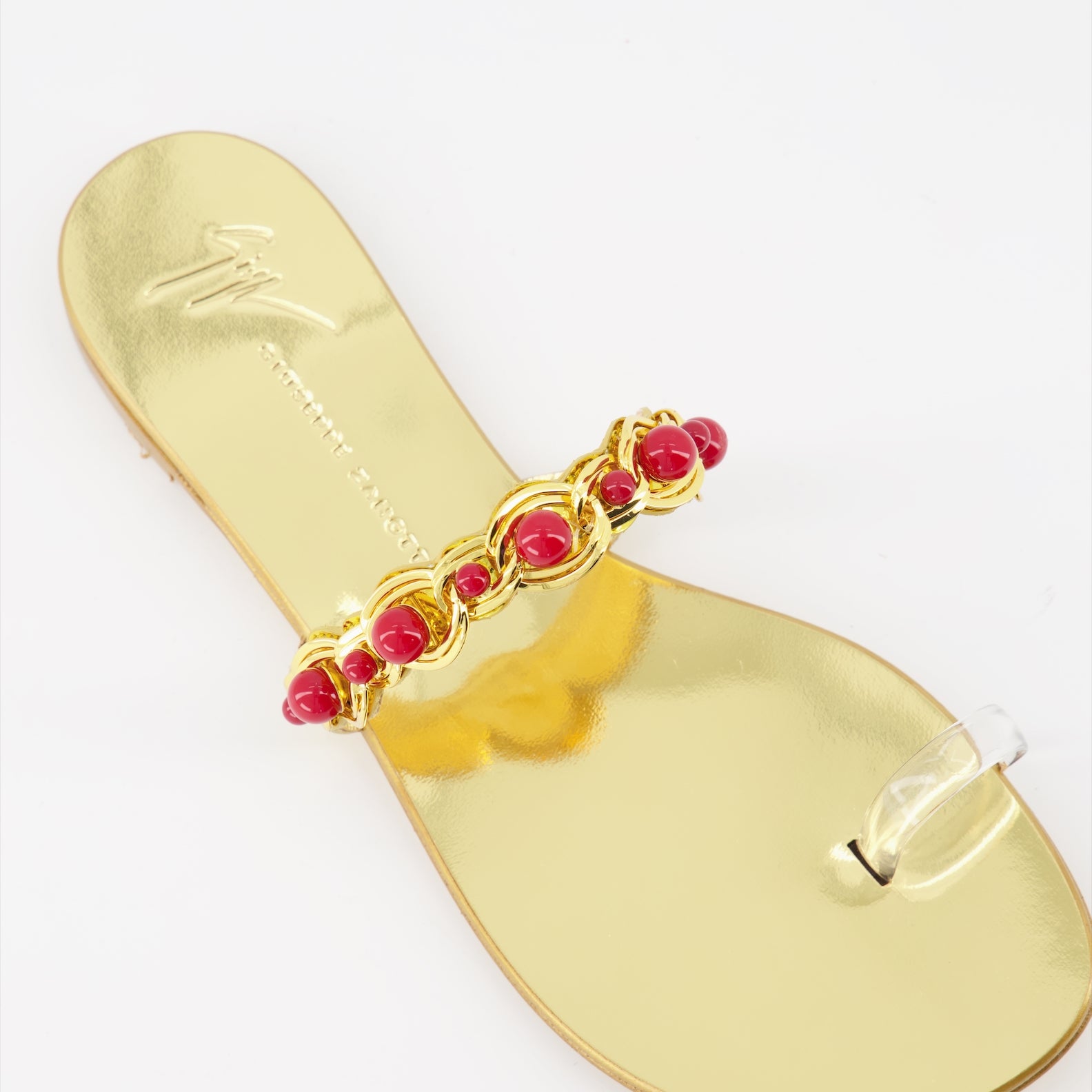 Sapatos abertos Sandales Marguerithe Giuseppe Zanotti Ouro Femme