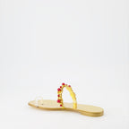 Sapatos abertos Sandales Marguerithe Giuseppe Zanotti Ouro Femme