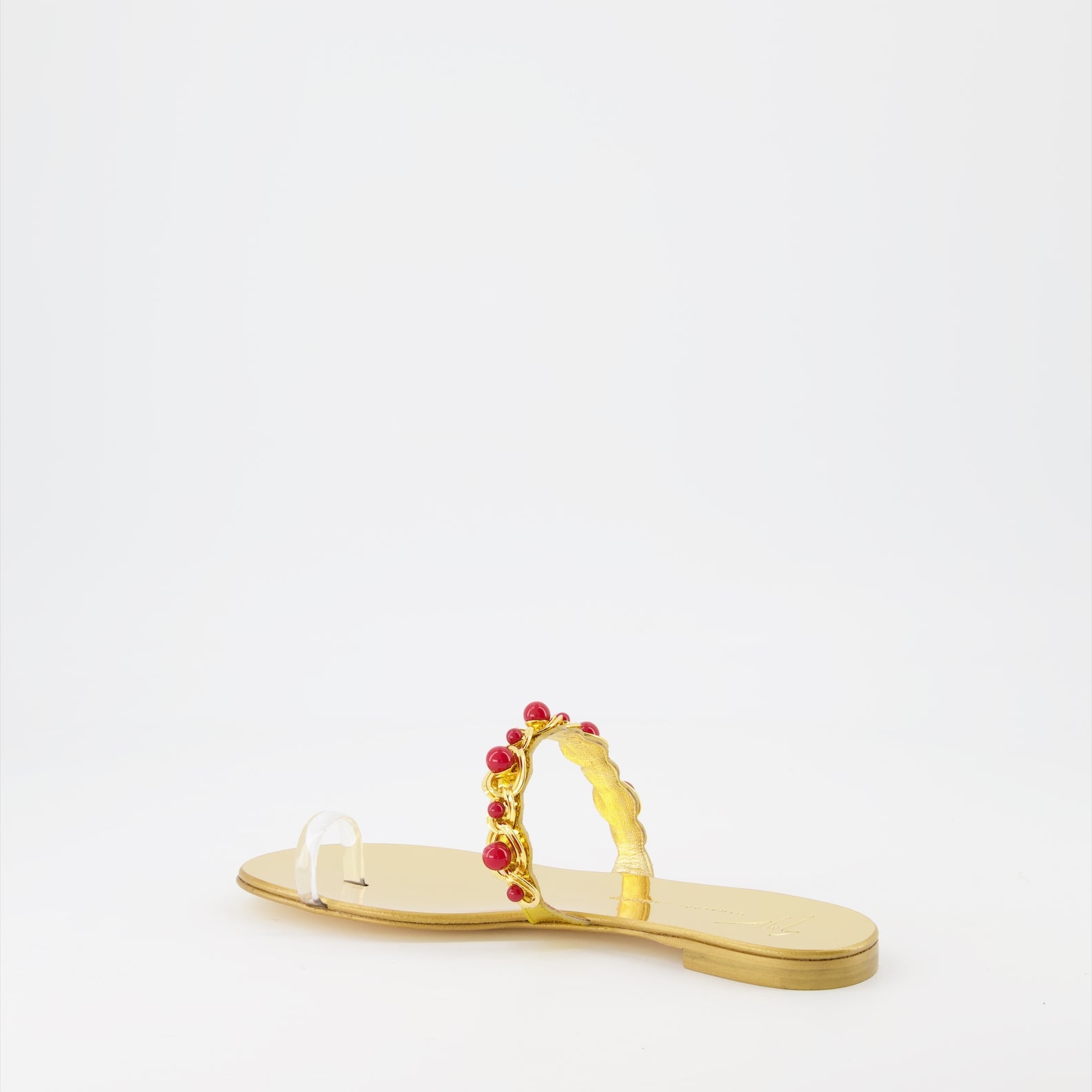 Sapatos abertos Sandales Marguerithe Giuseppe Zanotti Ouro Femme