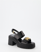 Offene schuhe Sandales Medusa Biggie Versace Schwarz Femme