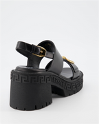 Offene schuhe Sandales Medusa Biggie Versace Schwarz Femme