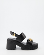 Offene schuhe Sandales Medusa Biggie Versace Schwarz Femme