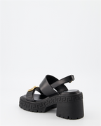 Offene schuhe Sandales Medusa Biggie Versace Schwarz Femme