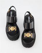 Offene schuhe Sandales Medusa Biggie Versace Schwarz Femme