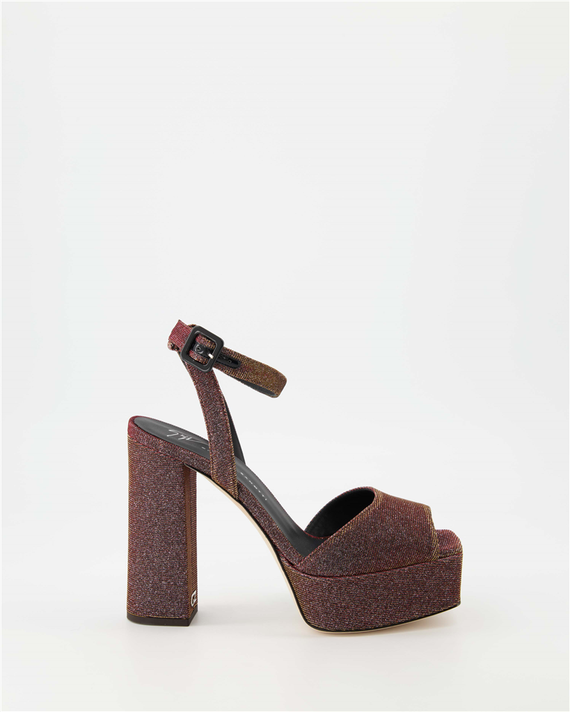 오픈 슈즈 Sandales New Betty Giuseppe Zanotti 갈색 Femme
