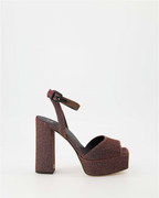 오픈 슈즈 Sandales New Betty Giuseppe Zanotti 갈색 Femme