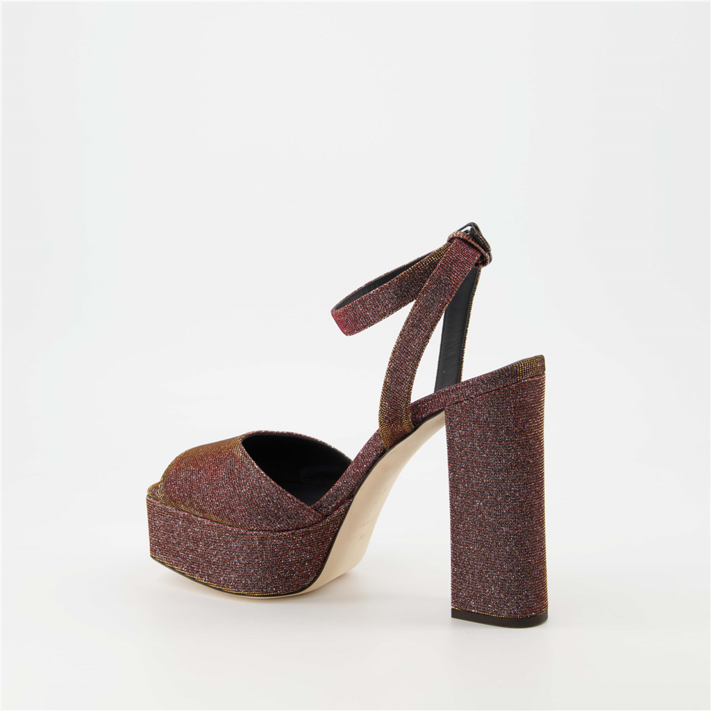 오픈 슈즈 Sandales New Betty Giuseppe Zanotti 갈색 Femme