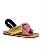 Baskets Sandales nouées Or Miu Miu Doré Femme