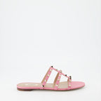 Offene schuhe Sandales Rockstud Valentino Garavani Rosa Femme